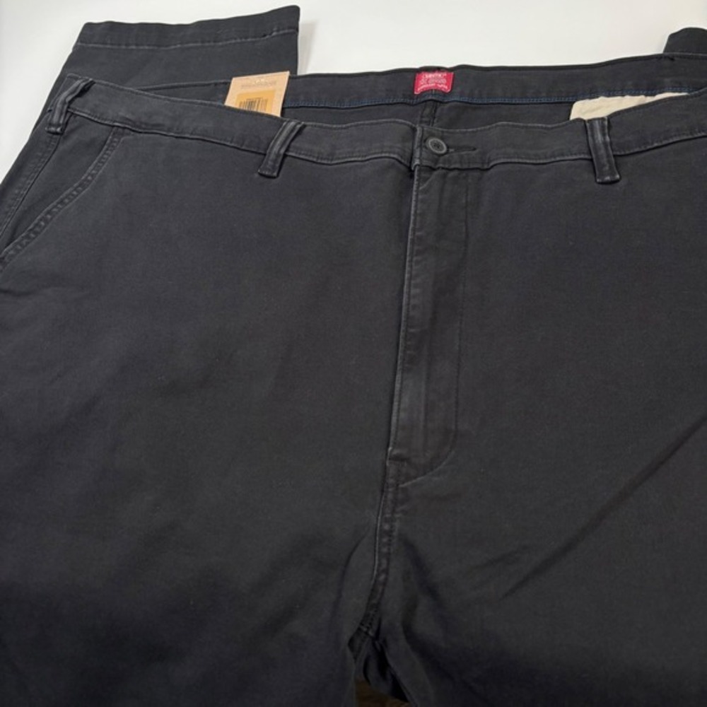 Levi's Mens 52x34 (ACT52x31)Black XX Chino Standard Taper New Stretch Twill Pant